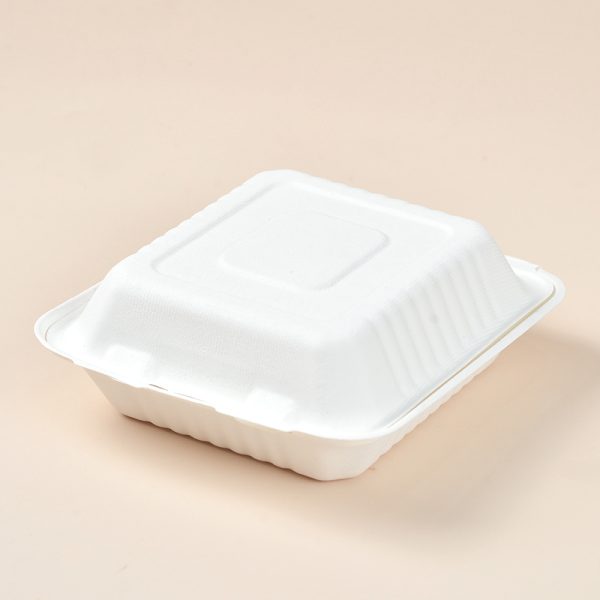 9'' bagasse food box