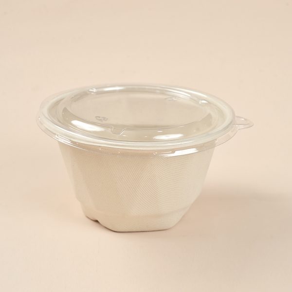 850ml bagasse takeout soup bowls