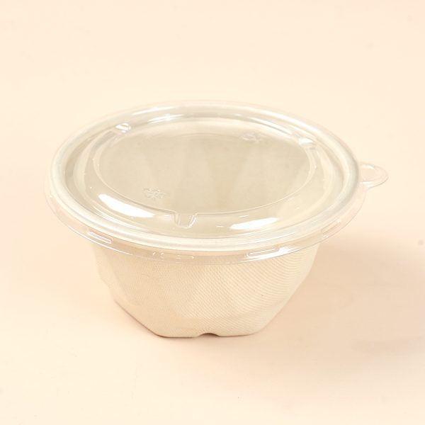 750ml sugarcane soup bowl with pet lid