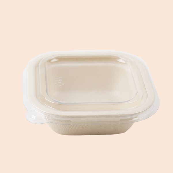 280ml square bowl with lid