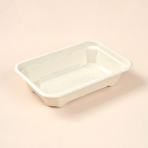 450ml bagasse food box with lid