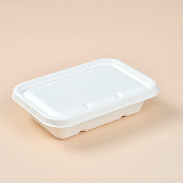 450ml rectangular food container with lid