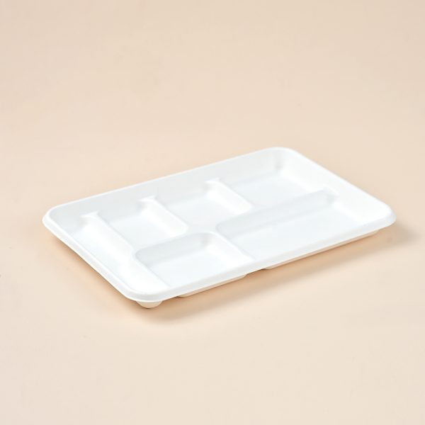 6 compartment food tray fto61